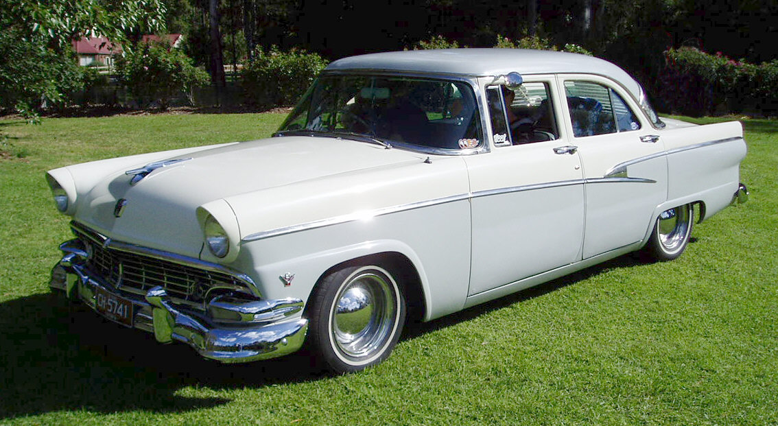 Ford Customline Phil Butts 1956 Sedan